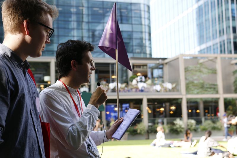 Market Landscape walking tour, Canary Wharf