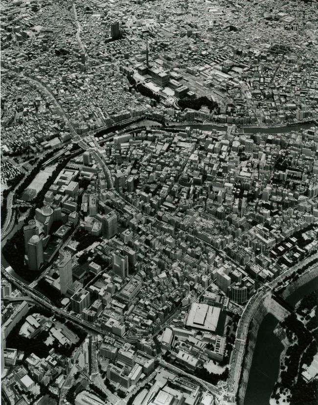 Naoya Hatakeyama, photographer, 1958-. Tokyo/Mori Building. 2003.