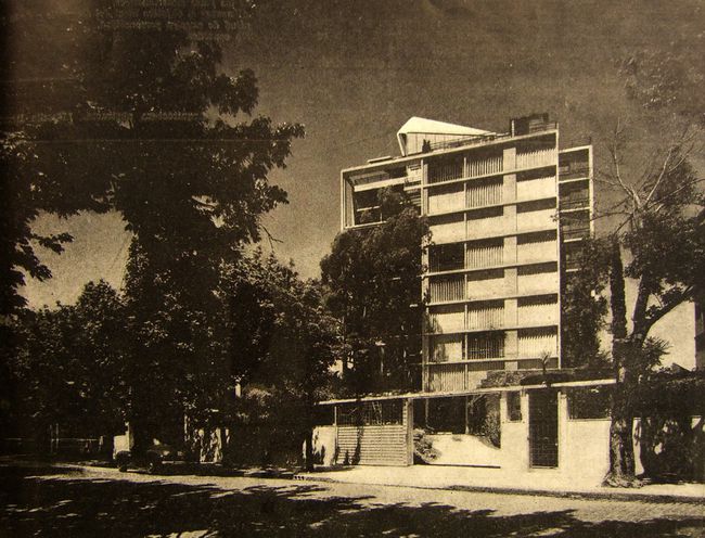 Ferrari Hardoy et Kurchan, Immeuble Los Eucaliptus, Buenos Aires, 1941