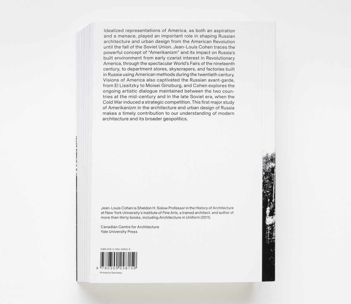 Building a new New World: Amerikanizm in Russian Architecture, Jean-Louis Cohen, 