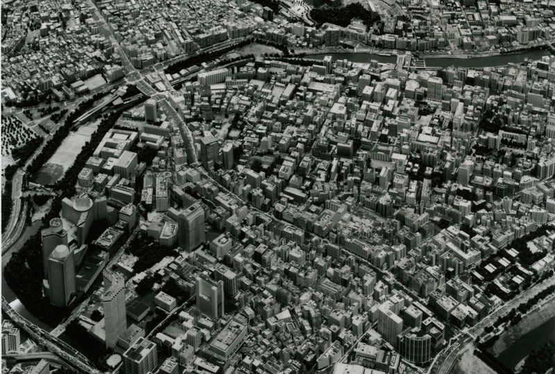 Naoya Hatakeyama, photographer, 1958-. Tokyo/Mori Building. 2003.
