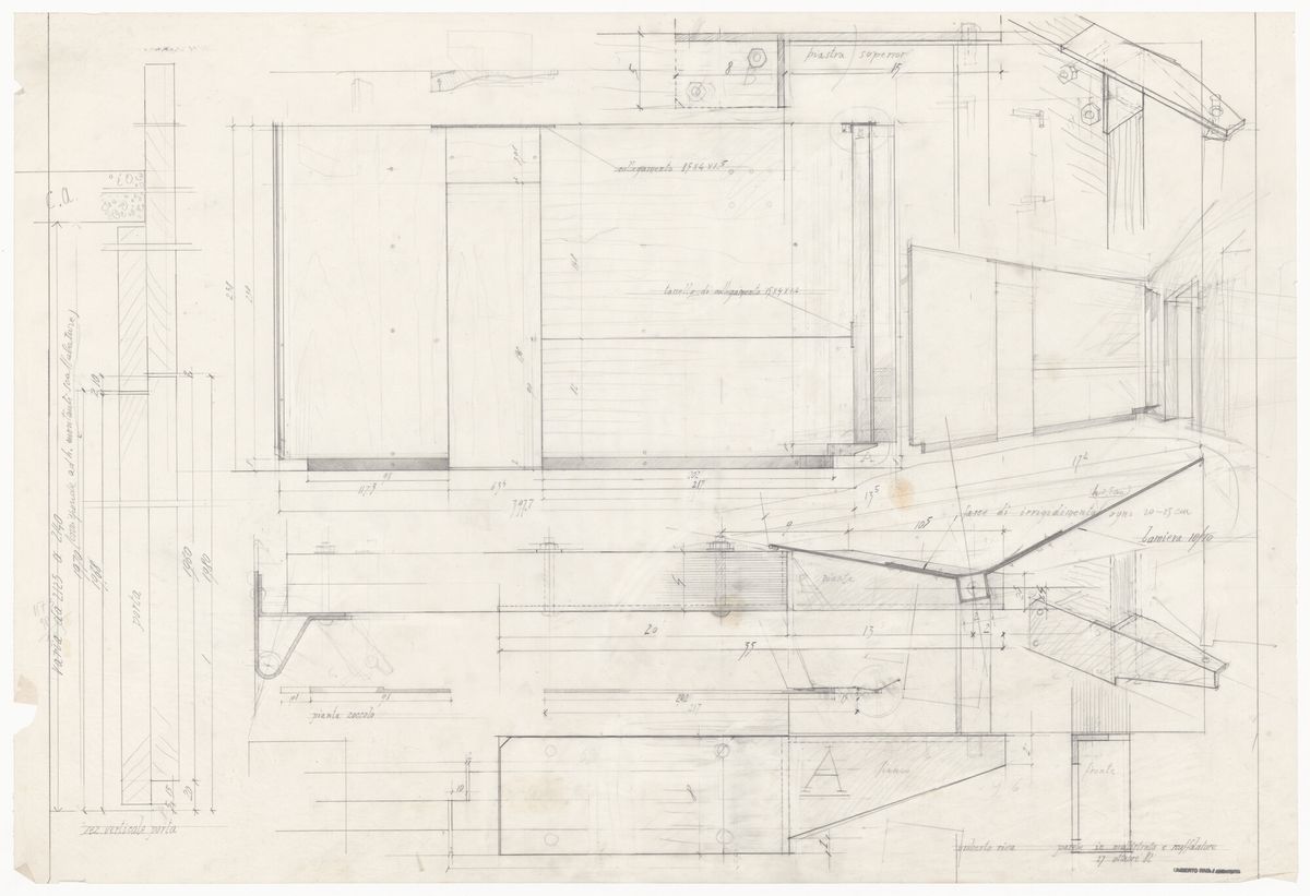 Umberto Riva, Détails pour Via Vigevano condominio e studio