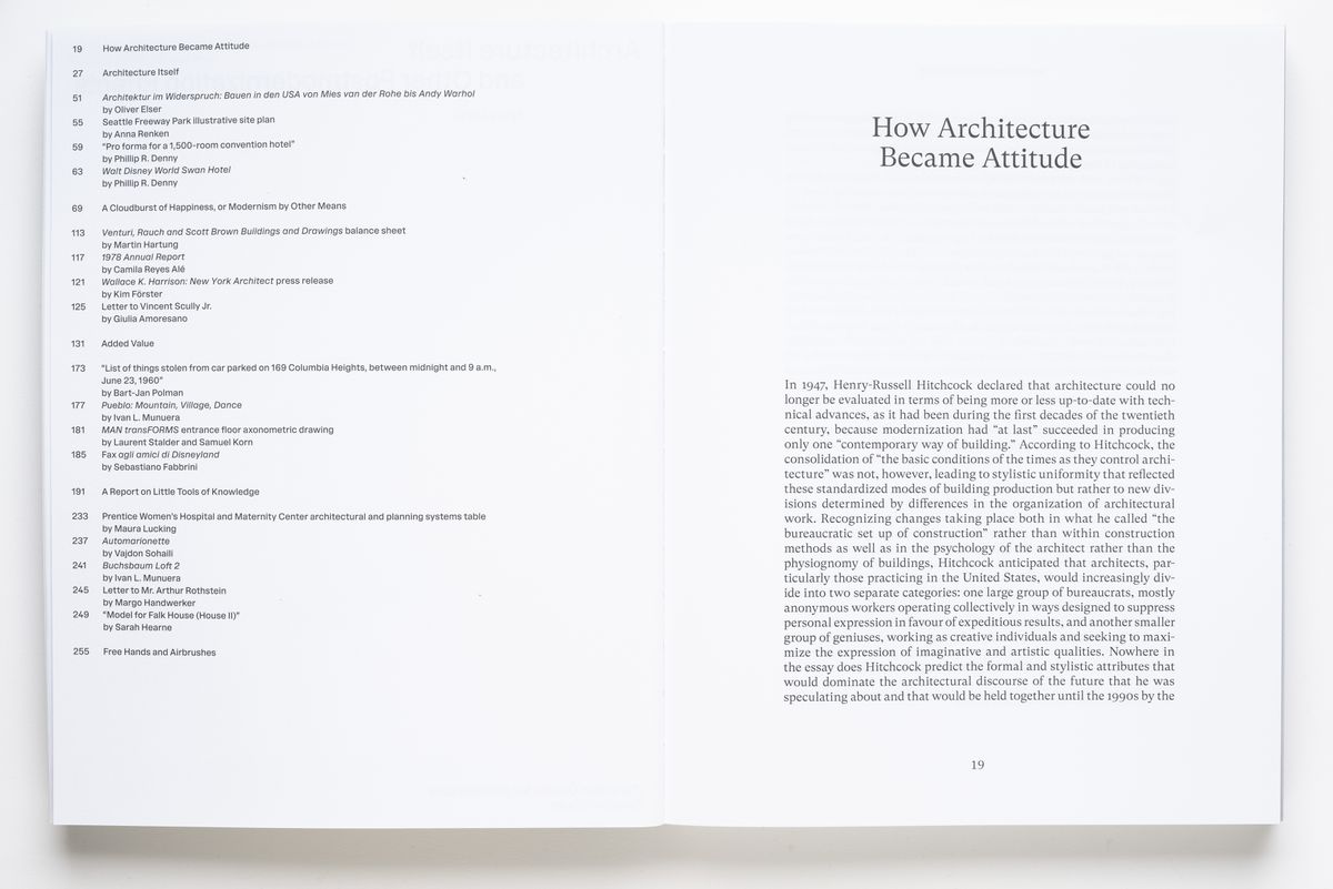 Architecture Itself and Other Postmodernization Effects