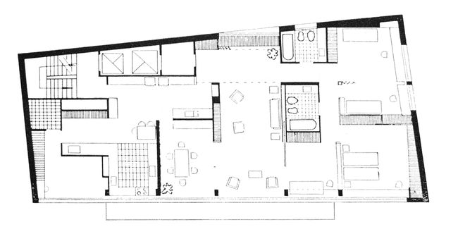 Álvarez et Ruiz, Immeuble Posadas 1695,Buenos Aires, 1959