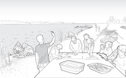 Community fish smoke