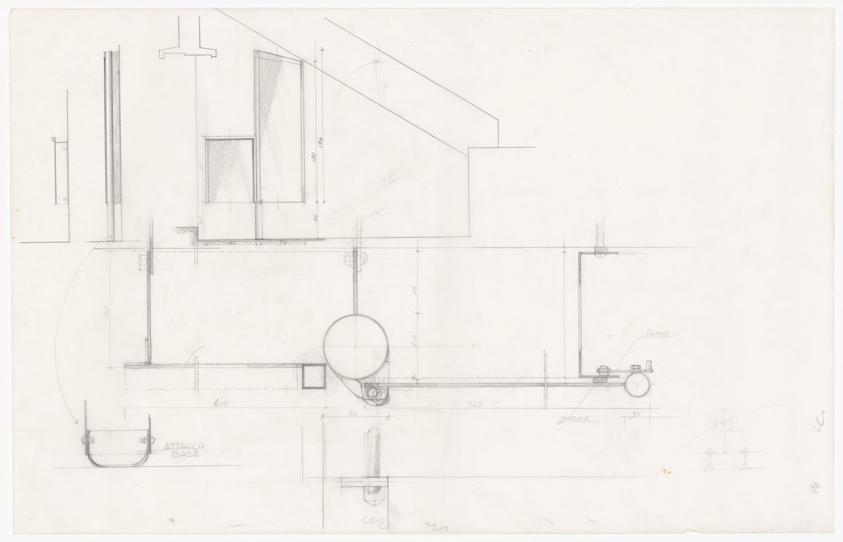 Umberto Riva, Détails pour l'Appartamento Grossetti