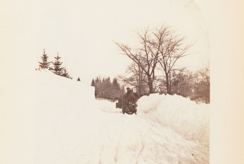 plate from album Snow & Flood after Great S.storms of 1869