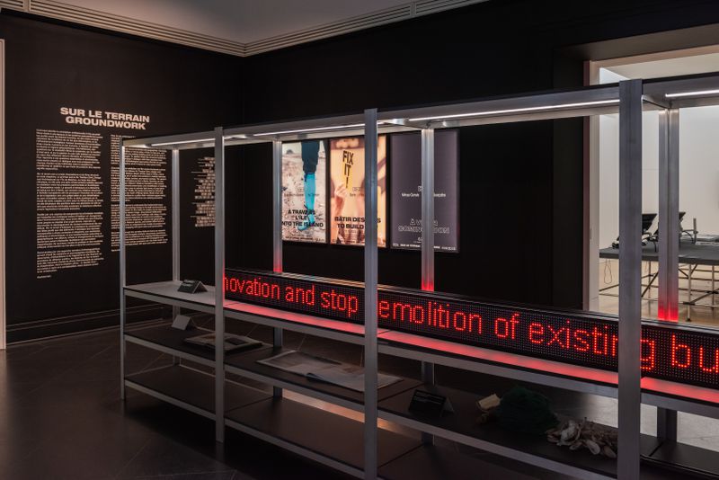 Bâtir des lois, vue de l’exposition