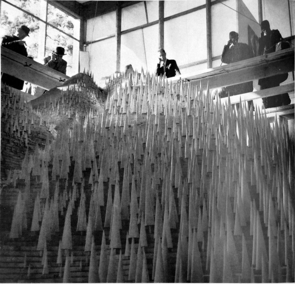 Model, Earth and forest section, Swiss National Exhibition, Lausanne, 1964. From <i>Building an exhibition</i>, Lausanne: Marguerat Library, 1965. 